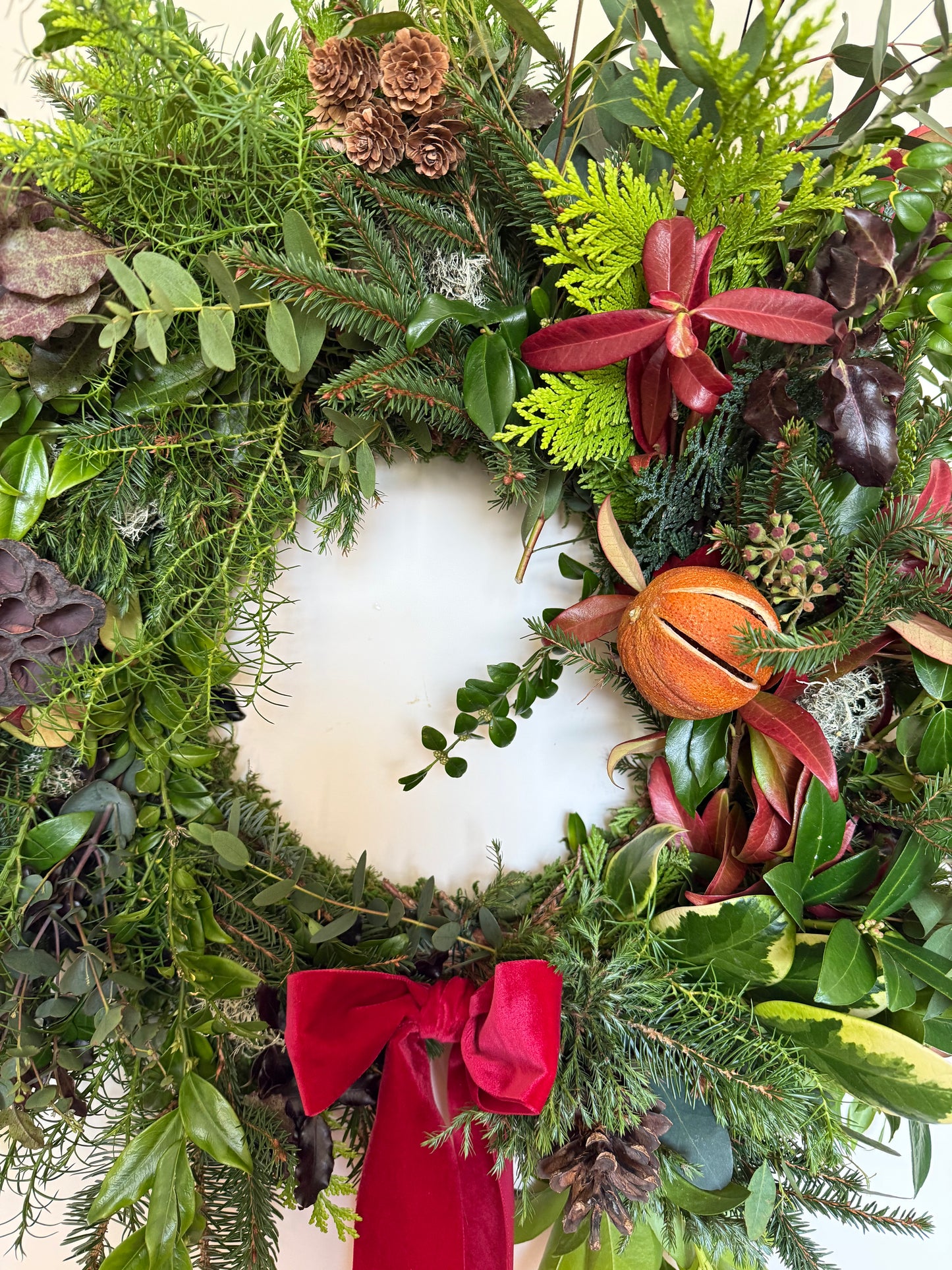 Handmade Christmas Door Wreath
