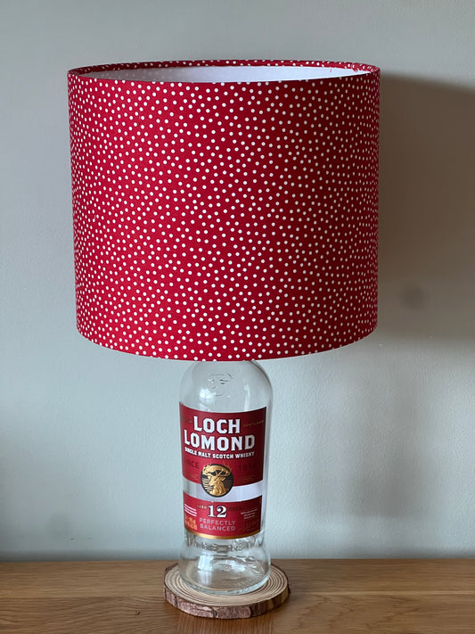 Loch Lomond Whisky 'paired' with Red Polka Dot Shade