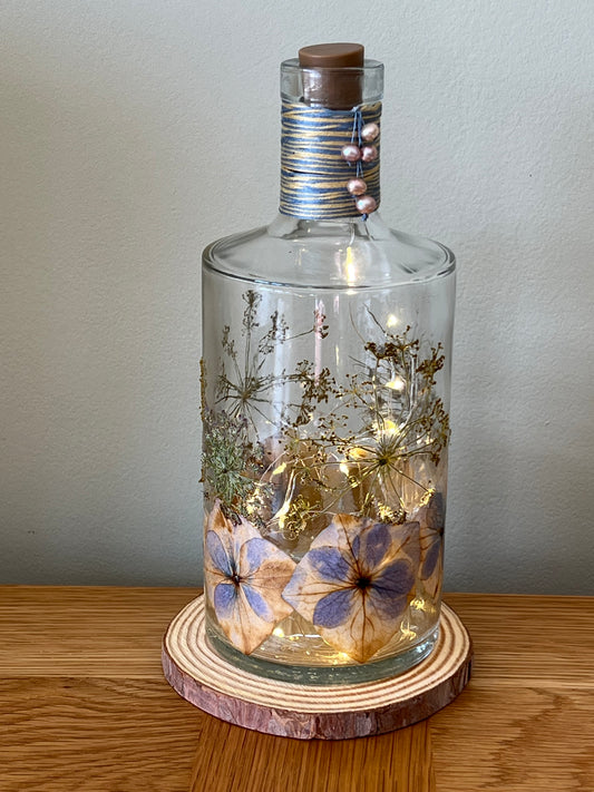 Botanical Bottle Lamp