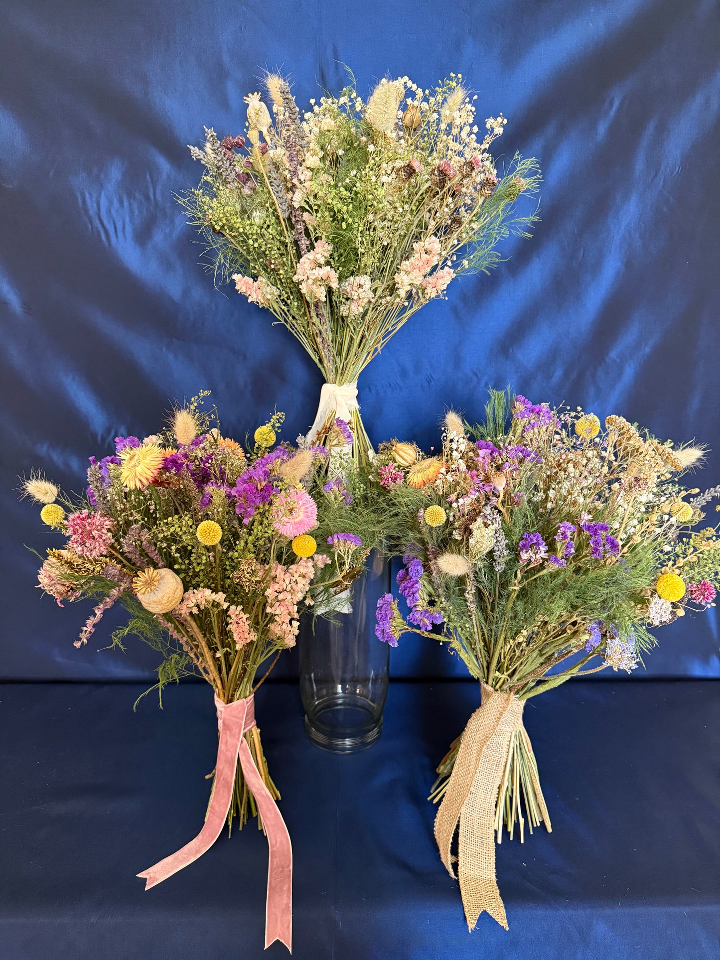 Dried Flower Bridal Bouquets