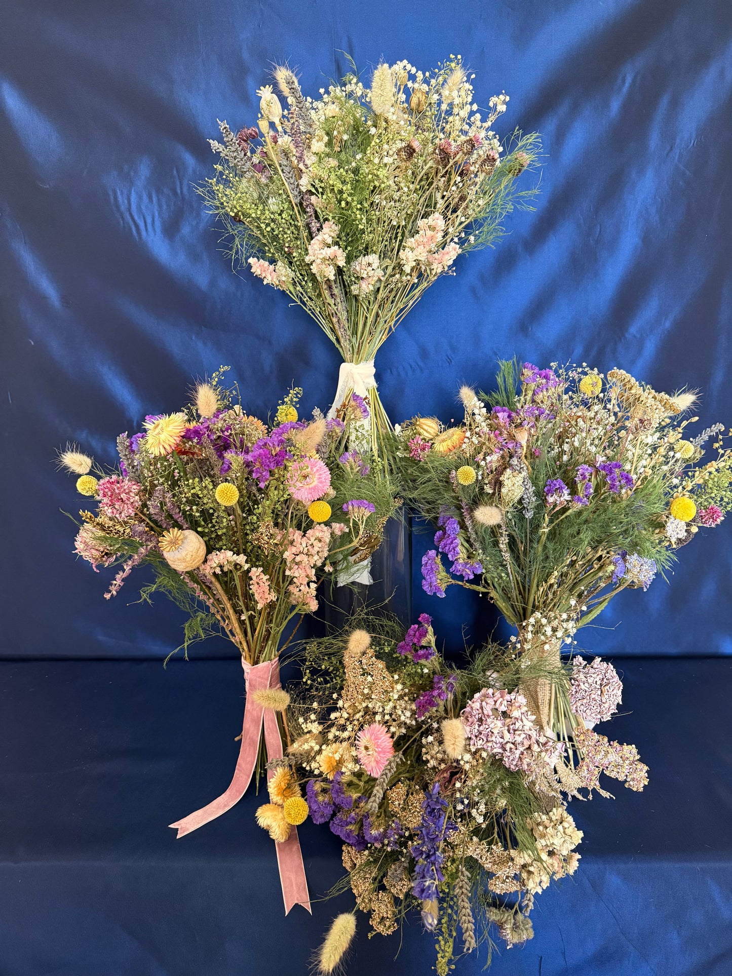 Dried Flower Bridal Bouquets