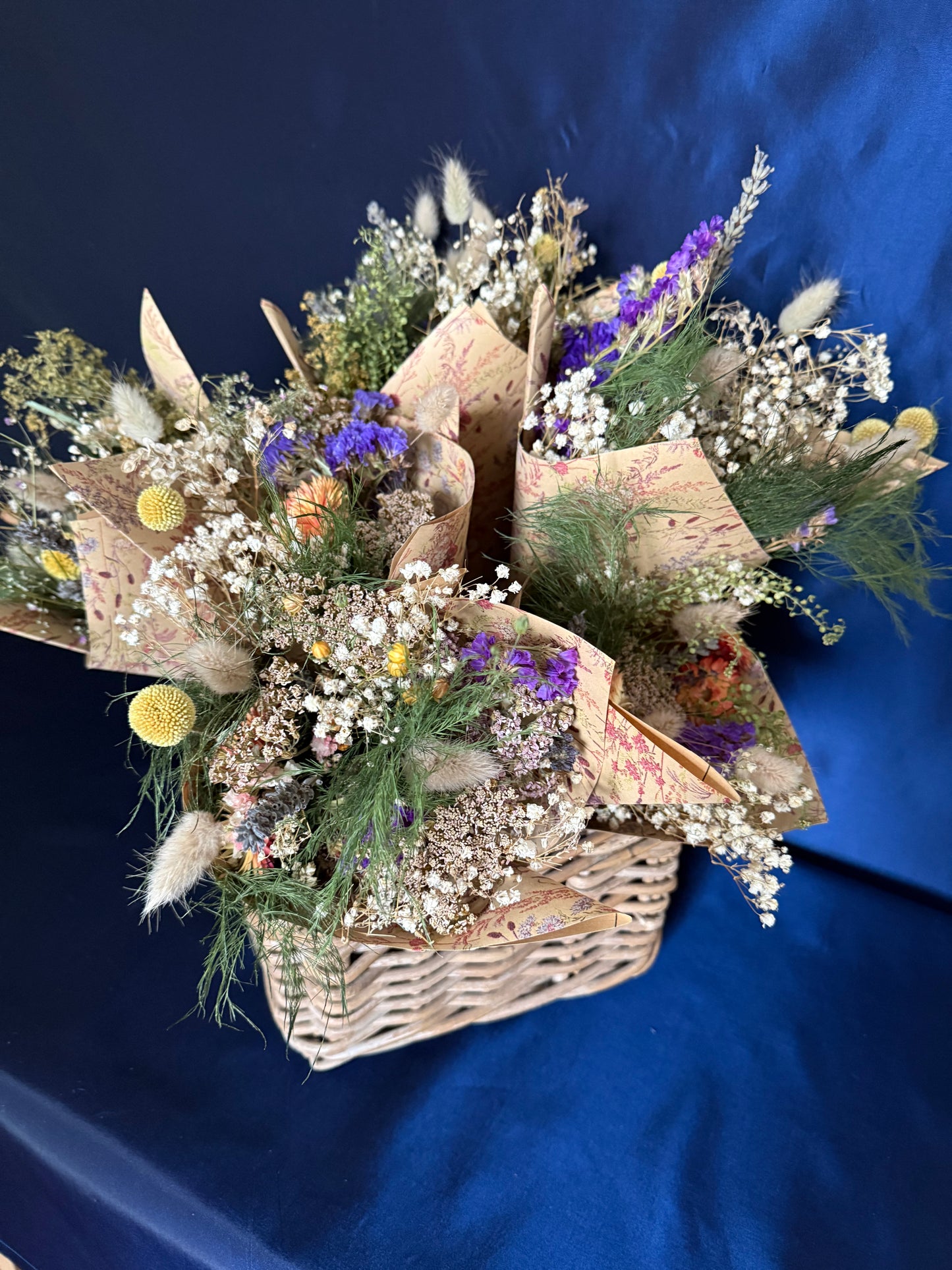 Mini Dried Flower Bouquets