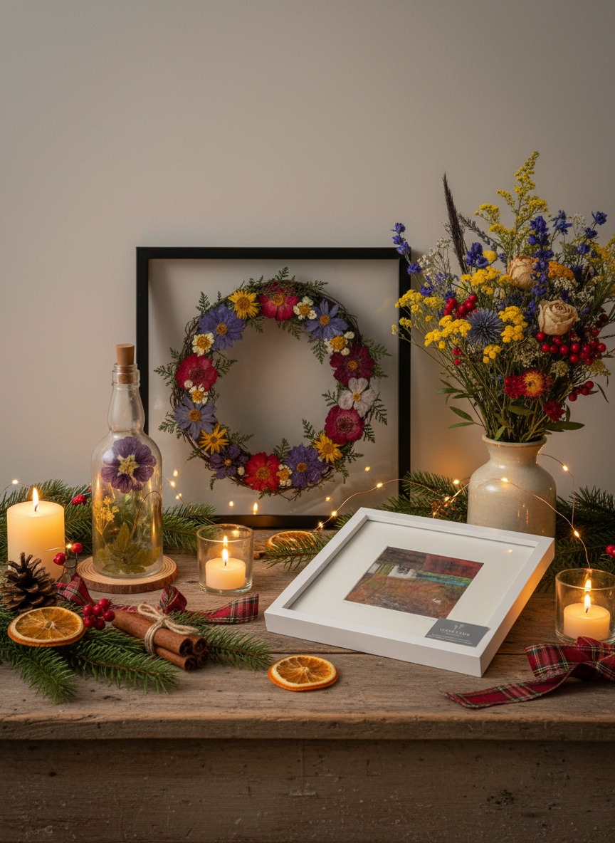 Christmas gift display with your products