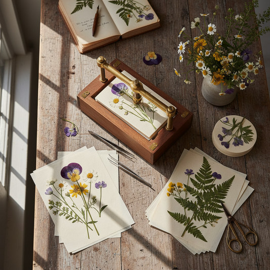 Flower Pressing Workshop – Learn to Press & Preserve Your Own Flowers (Bespoke)